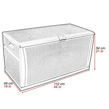 ZAQI Baule da Esterno Armadio Giardino Panca Deck Box per Patio Giardino Esterno, Organizzatore di immagazzinaggio Grande Impermeabile, per Cuscini per mobili, Giocattoli, Cuscini