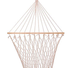 Amaca 1-2 Persona Portatile Amaca portatile Amaca per esterni Bianco Corda in cotone Swing Amaca per portico Beach Patio da interno Amaca per camera da letto con il trasporto hamac avec support LHAHGL