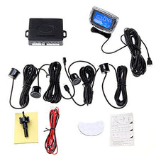 SaySure - Blue LCD Car Parking Reverse Backup Radar with 4 Sensors