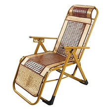 Poltrone LHA Divano Pieghevole per Sedia da Salotto in bambù Siesta Chair Chair