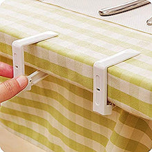 Tovaglia in plastica con clip per tovaglia, da giardino, picnic, 4 pezzi