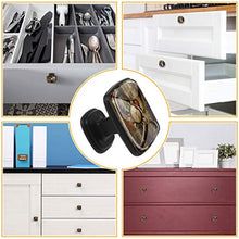 Orologi e ingranaggi Pomelli per Porta Set di 4 Pomelli per Mobili Manopole per Cassetti Cucina Armadio Vetro
