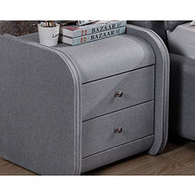 Comodino in Tessuto, con cassetto Ripiani e cassetto Moderno Semplice Armadio Camera da Letto Armadio Mini FANJIANI
