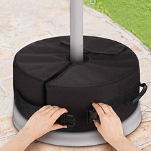 Sarazong Base per Ombrellone, Staccabile, Portatile Resistente alle Intemperie, Rotondo, Riempibile, Portaombrelli da Esterno per Giardino Esterno
