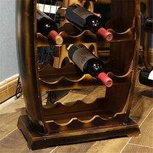 BABIFIS Legno Rack Vini, Artigianato Barile Mano Multi Layer Holder Gabinetto Grande Ornamenti Decorazioni Cantina di casa