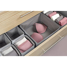 OCEANHOME - Cassettiera a righe, colore: Grigio