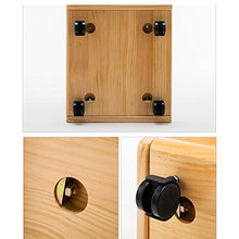YIN YIN Mobilia Comodino - Tavolino Laterale in Legno da Salotto Tavolino da Angolo Tavolino da tè Tavolino da caffè sfoderabile Dimensioni della casa -34.5x39x58cm Durevole (Color : A)