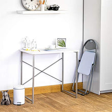 Harbour Housewares Sedia Pieghevole da Ufficio Imbottita - Bianco - 4 Pezzi