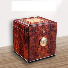 XZJJZ Cigar Idratante Scatola di Cedro Legno di Grandi Dimensioni a Due Piani Cigar Humidor Cigar Cabinet