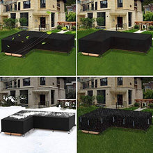 GEMITTO copridivano angolare Copertura per Divano da Giardino, Impermeabile a Forma di L (Braccio Destro Lungo e Braccio Sinistro Corto) - Arredi Casa