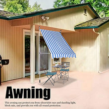 YCSD Tenda da Sole, Protezione per Il Balcone, Regolabile, Senza Forare, A Manovella, 300 Cm di Larghezza, Beige,300 X 120 Cm
