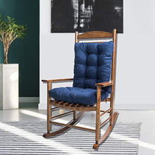 Hinder - Set di 2 cuscini per sedia a dondolo, in rattan, per divano, sedia da giardino, cuscino per schienale e fondo