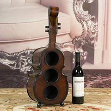 HLL Portabici per Vino, Legno Creativo Ornamenti Personalizzati Impermeabile Retrò Violino Legno Hotel Oggetti Di Punta Arredamenti