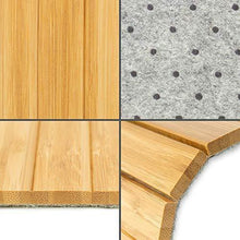 BamBooBox - Ripiano per Divano/Divano, in bambù, per Bevande, Snack, ECC. - poggiabraccia in Legno Massiccio - Arredi Casa