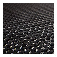 Haga® - Telo protettivo per balcone, in rattan sintetico, 0,9 m, colore: Nero