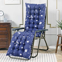 Cuscino Imbottito per Sdraio Giardino Spesso 48x155cm Cuscino Imbottito per Sedia a Dondolo in Poliestere per Interni Esterni