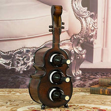 HLL Portabici per Vino, Legno Creativo Ornamenti Personalizzati Impermeabile Retrò Violino Legno Hotel Oggetti Di Punta Arredamenti