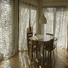 AWCPP Camo Netting Shading Net Camouflage Net Net | Decorazione Di Reticolato Ombra, Pieghevole Facile da Traspirante | per Camping Photography Jungle, Bianco,6 * 8M.