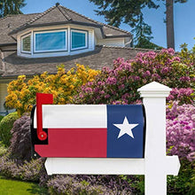 Texas State Flag - Copertura magnetica per cassetta postale, per giardino, giardino, casa, dimensioni standard, 53,3 x 45,7 cm