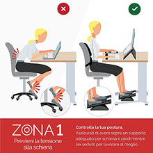 Fellowes 8035001 Poggiapiedi Regolabile con Microban Office Suites, Nero