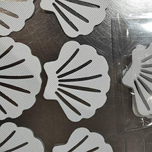 TOPBATHY Adesivo per Vasca da Bagno 24Pcs Antiscivolo a Forma di Conchiglia Vasca da Bagno Decalcomania Doccia da Pavimento di Sicurezza Adesivo da Pavimento Soluzioni per Bagno