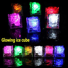 RANGE Home Bar Accessori e Arredamento Colourful Glowing Ice Cubes Bar Hen Hen Party Vino Decorazione Vetro LED Blocco Fluorescente Lampeggiante Lampada da Incasso Lampeggiante 12pc per congelatore