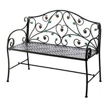 Summerfield Terrace Country - Panca da giardino in ferro con mele