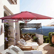 SJBD-Coaster Ombrellone da Spiaggia Ombrellone da Parete Ombrellone da Giardino per Esterno Balcone Ombrellone inclinabile a sbalzo con palo in Metallo (Dimensioni: Verde)