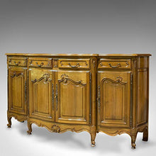 Cassettiera vintage con fiocco, francese, noce, provinciale, credenza, circa 1930