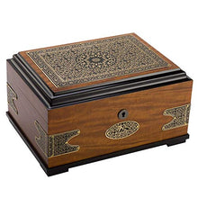 HYY-YY Accessori per sigari con Creative Europeo Antico Rame Patch Cedro Legno Humidor Cigar Box