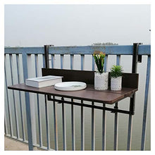 Giardino Tavolo Pieghevole da Esterno Tavolo da Balcone con ringhiera, scrivania Pieghevole con Sollevamento Creativo, Tavolo da Pranzo con mobili