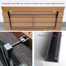 KAISIMYS Tavolo da Appendere Pieghevole Regolabile in Altezza, Tavolo da Balcone Pieghevole da Balcone, Scrivania per Laptop Ringhiera per Patio Portatile Tavolo da Lettura per Patio da Giardino, B,
