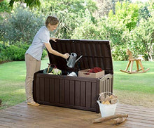 Keter Baule Glenwood Marrone 390 Lt In Resina Cm 128X65X61 H