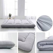 Nclon Multiuso Addensare Mantieni Caldo Materasso,Pieghevole Materasso Tatami stuoie-Grigio Classico 90x200cm(35x79inch)