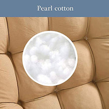 NMBC Cuscino per Sedia a Sdraio Cuscino per Patio Cuscini per Sedia Cuscini per sedie a Dondolo con Schienale Alto Interno per Esterni Cuscino per Chaise Longue Addensare-120x48cm Beige