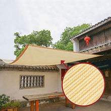 WXQIANG Beige casa Pergola Ombra Panno, Il 90% Crema di Protezione Solare dello Schermo di segretezza con Occhielli, for Patio Canopy, Resistente ai Raggi UV Protezione Solare, Isolamento Termico