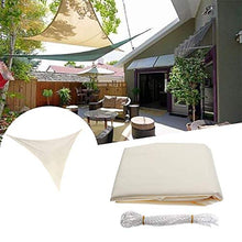 Tenda parasole da giardino triangolare, parasole a vela, per patio, giardino, con blocco UV