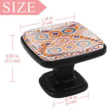 Carpet border frame pattern Pomelli per Porta Set di 4 Pomelli per Mobili Manopole per Cassetti Cucina Armadio Vetro