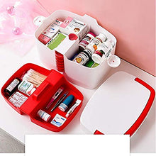 MYHZH delle Famiglie a più Strati di Pronto Soccorso Multifunzionale Medicina Box/Kit di Primo Soccorso/stoccaggio Scatole Organizer,Verde