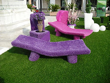 Kubiko : Arredo in Polietilene Rivestito con Superficie erbosa. Arredamento Design per Esterno e Interno. Diversi Colori Disponibili. Colore: Green