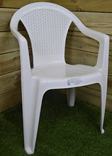 Azard - Sedia Bianca Impilabile Kora Schienale Basso Giardino Plastica Bar Pizzeria