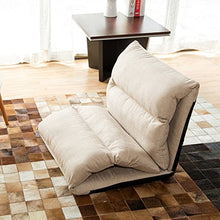 SOFA Singolo Confortevole Pigro Sofa110 * 56 * 62 Centimetri (Colore : Cachi, Dimensioni : 110 * 56 * 62cm)