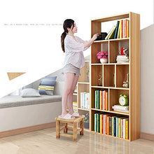 Sgabello Moderno Sgabello in Legno massello con Tavolo da Pranzo Classico Forte e Robusto (Colore : Figure 1, Dimensione : 29.5 * 29.5 * 25.5)