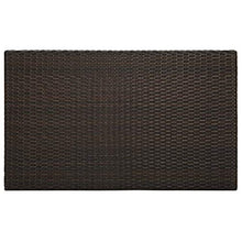 FAMIROSA Tavolo da Bar da Giardino Marrone 100x60,5x110,5 cm Polyrattan