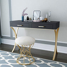 Vanity Benches Sgabello, Sgabelli per Il Trucco con Piedini Antiscivolo Silenziosi, Mobili Decorativi da Bagno per Camera da Letto, Sgabello Pianoforte, 39x9x47cm