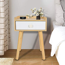 Dsrgwe Comodini Camera da Letto Cassetto da Comodino Armadio per Stoccaggio per Mobili per Stoccaggio (Colore Legno)