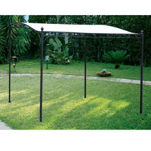 Gazebo in ferro da giardino per esterno cm 3 x 2.5 ecru'