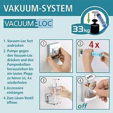 WENKO Vacuum-Loc® specchio da parete Quadro, ABS, 14 x 19.5 x 8 cm, Lucido