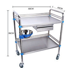 ChangDe Scaffale CHDE Salone di Bellezza per Auto da infusione con Carrello per chirurgia Medica Carrello degli Attrezzi (Size : 66 * 44 * 86cm)
