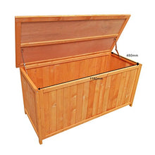 Scatola box contenitore baule da esterno giardino 127x55x60 cm